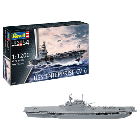 USS ENTREPRISE CV-6 1/1200 REVELL