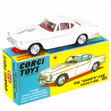 VOLVO P1800 1961 LA VOITURE DU SAINT N°258 1/45 CORGI