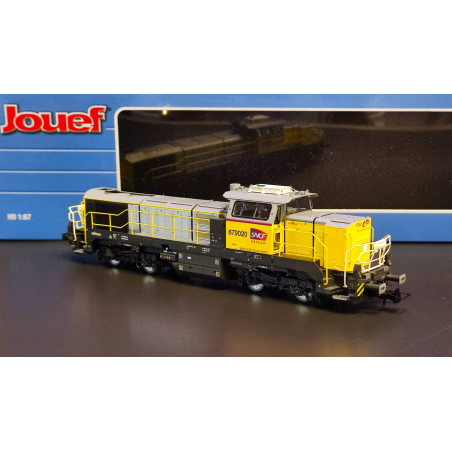 1/87 JOUEF LOCOMOTIVE DIESEL VOSSLOH DE18 BB 679020 SNCF RESEAU ANALOGIQUE