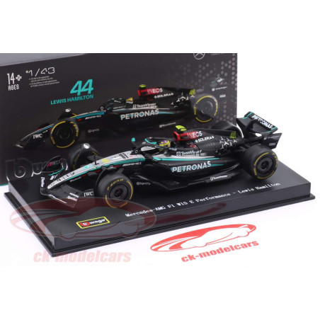 MERCEDES GP F1 W15 EQ PERFORMANCE TEAM AMG PETRONAS N°44 LEWIS HAMILTON 2024 1/43 BURAGO