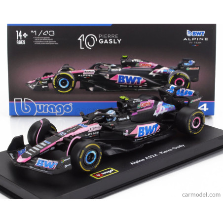 ALPINE F1 A524 TEAM BWT ALPINE N°10 PIERRE GASLY 2024 1/43 BURAGO