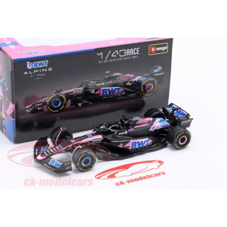 ALPINE F1 A524 TEAM BWT ALPINE N°31 ESTEBAN OCON GRAND PRIX DE BAHREIN 2024 1/43 BURAGO