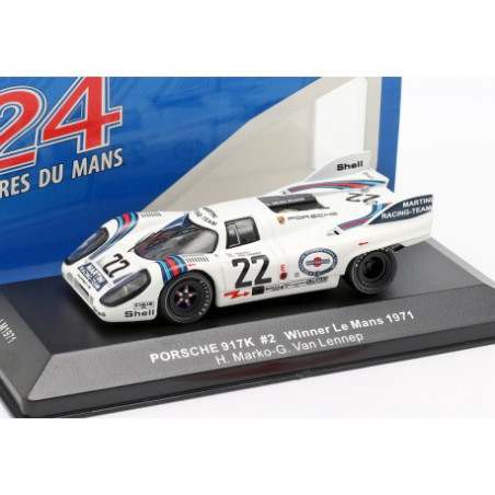 PORSCHE 917K N°22 24H DU MANS 1971 1ER 1/43 IXO