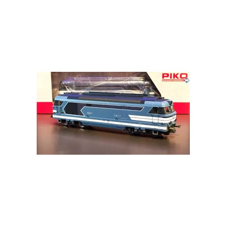 1/87 PIKO LOCOMOTIVE DIESEL BB 67607 LIVREE BLEU D'ORIGINE SNCF ANALOGIQUE