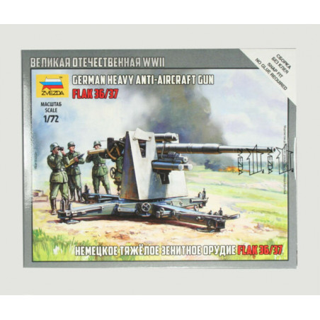 88MM FLAK 36 + SERVANTS 1/72 ZVESDA